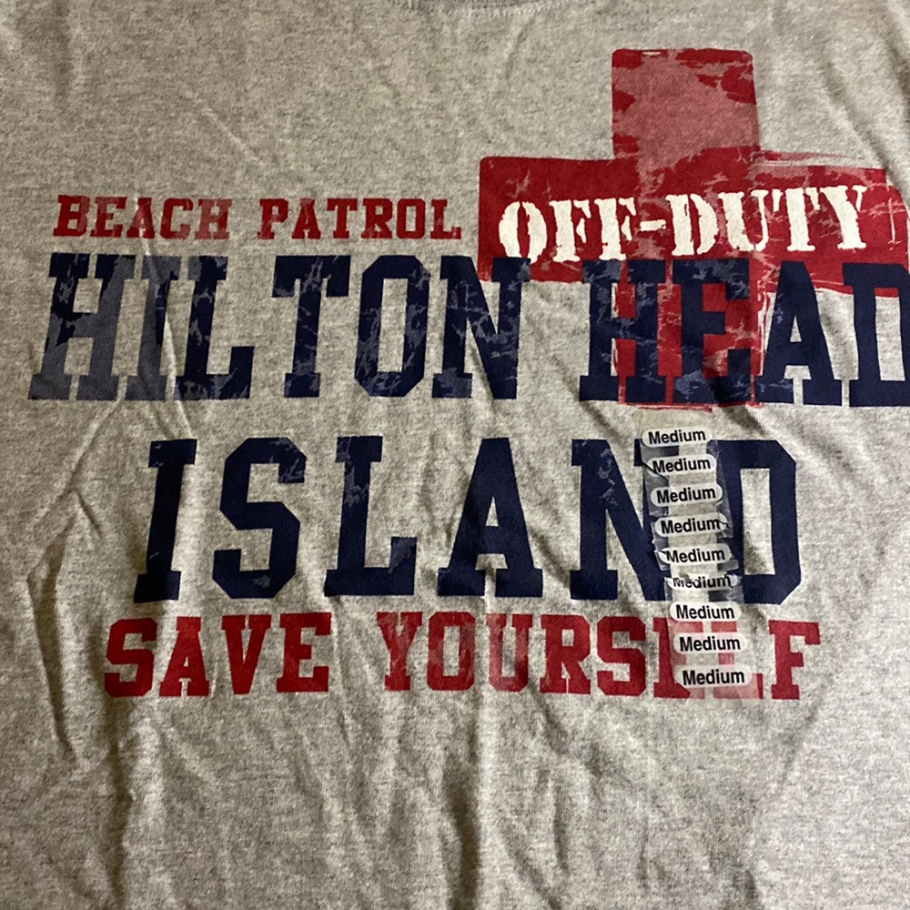 (B9) Hilton Head beach patrol t-shirt